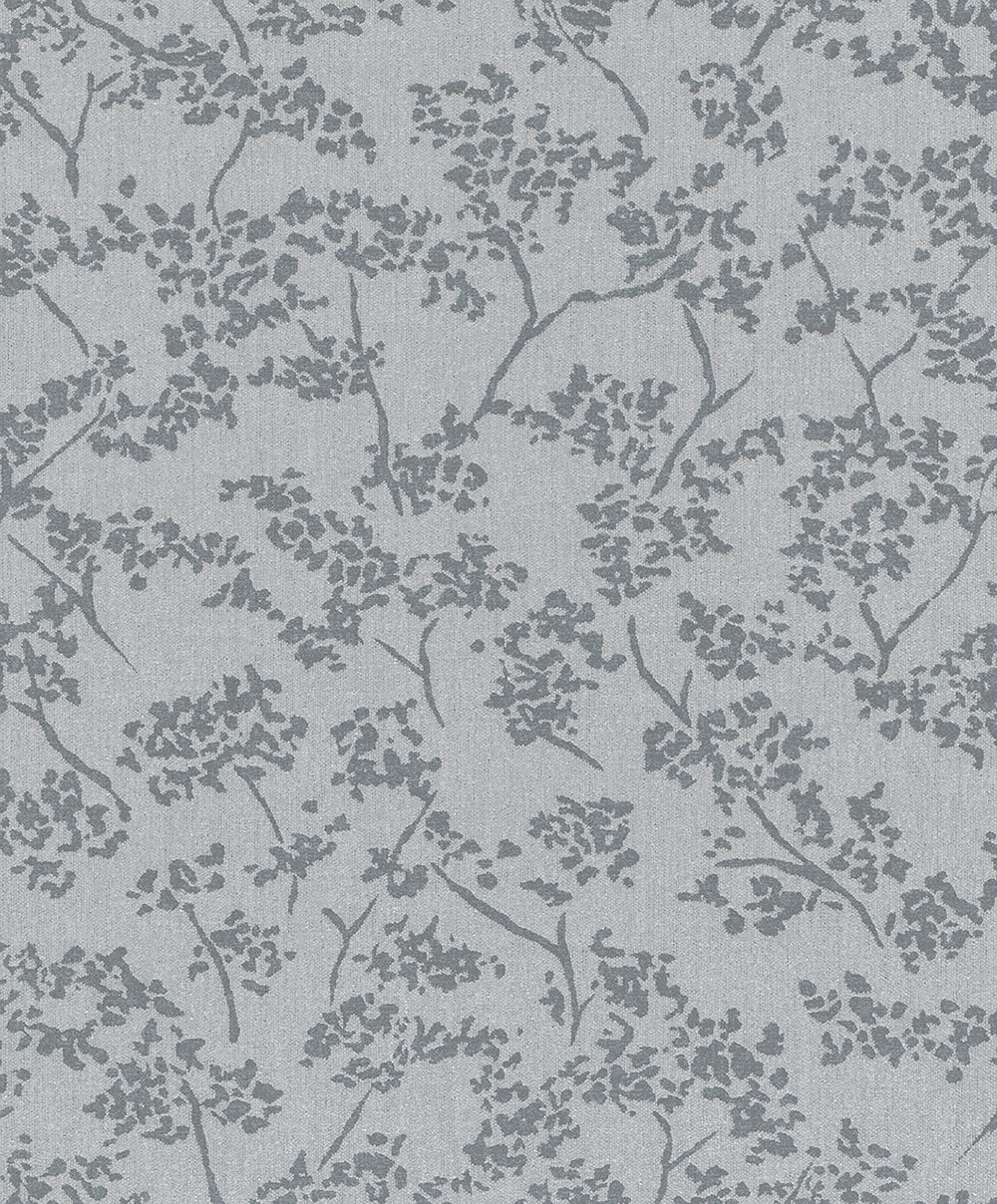 Schoner Wohnen New Spirit - Vintage Floral botanical wallpaper Marburg Roll Dark Grey  32705