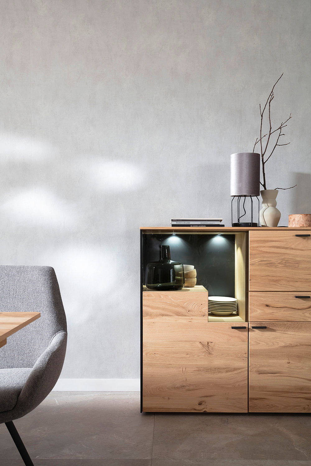 Schoner Wohnen New Spirit - Concrete plain wallpaper Marburg    