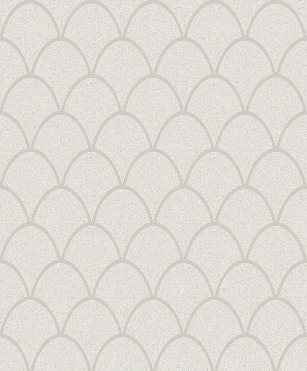 Schoner Wohnen New Spirit - Shimmery  Deco Arches art deco wallpaper Marburg Roll Light Taupe  32717