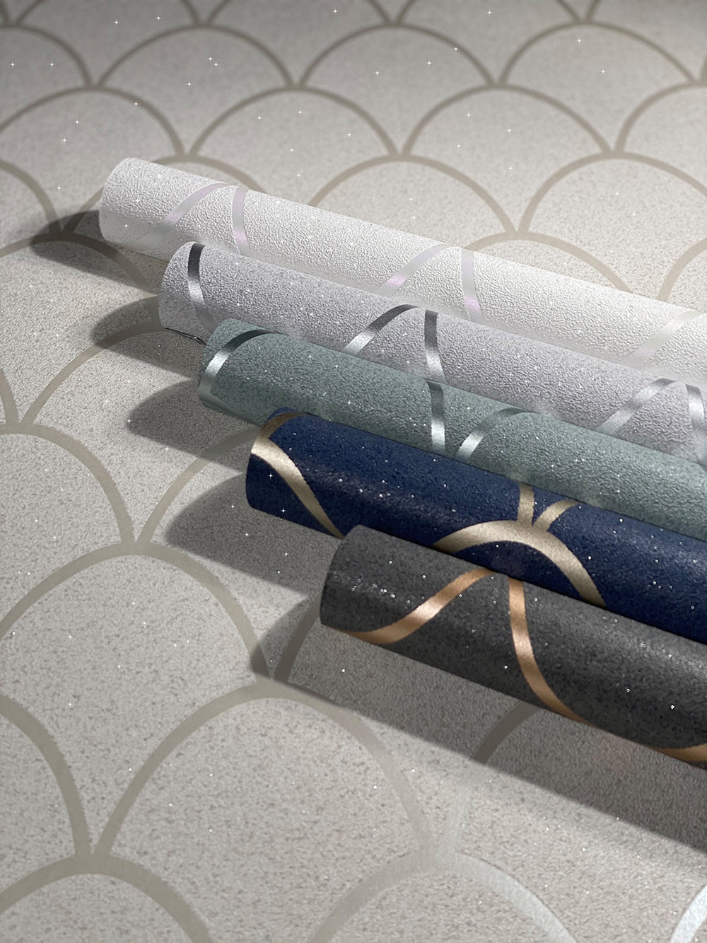 Schoner Wohnen New Spirit - Shimmery  Deco Arches art deco wallpaper Marburg    