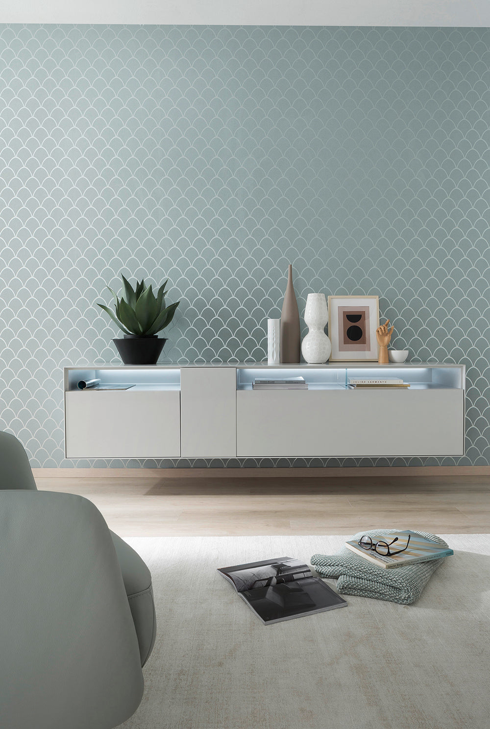 Schoner Wohnen New Spirit - Shimmery  Deco Arches art deco wallpaper Marburg    