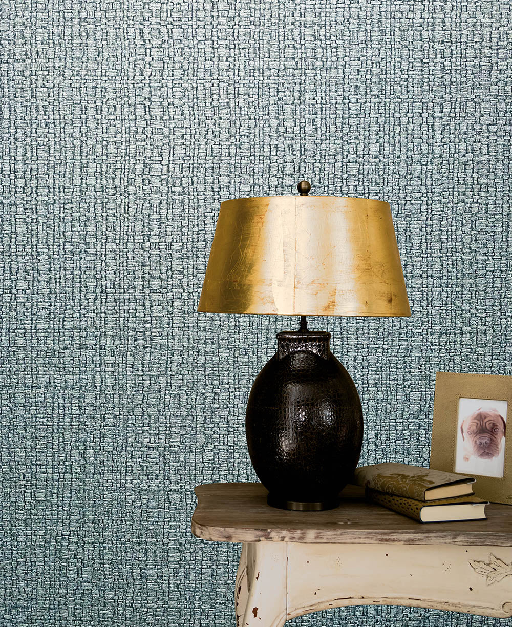 Vintage Deluxe - Textured Bamboo Weave bold wallpaper Marburg    