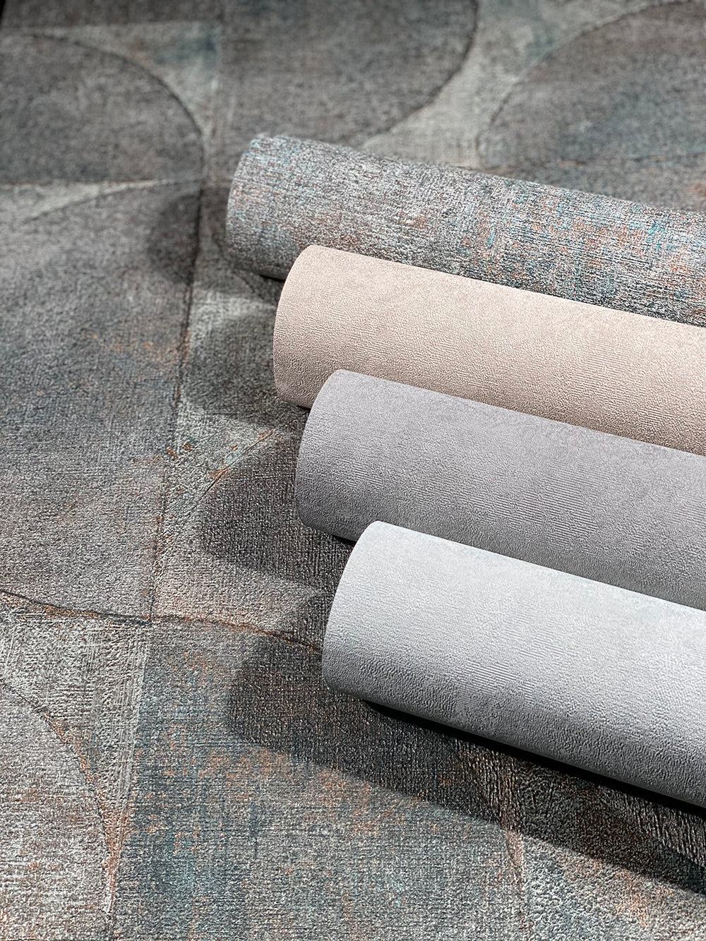 Vintage Deluxe - Concrete Circles geometric wallpaper Marburg    