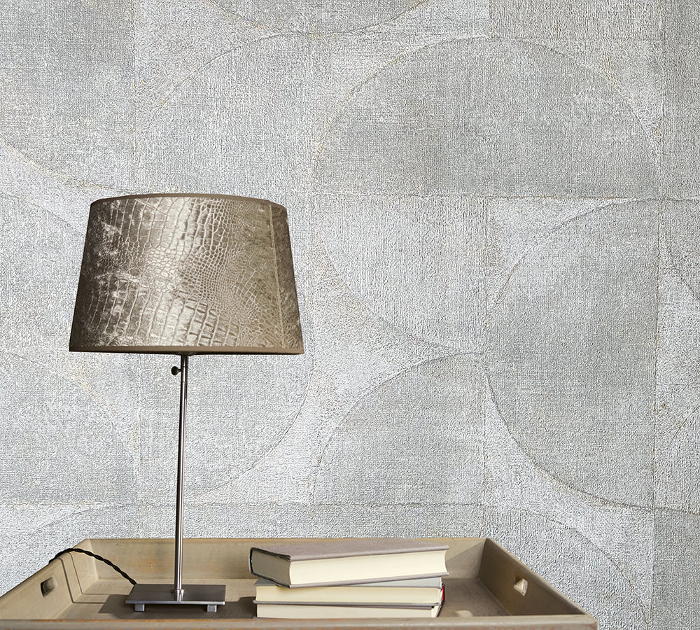 Vintage Deluxe - Concrete Circles geometric wallpaper Marburg    