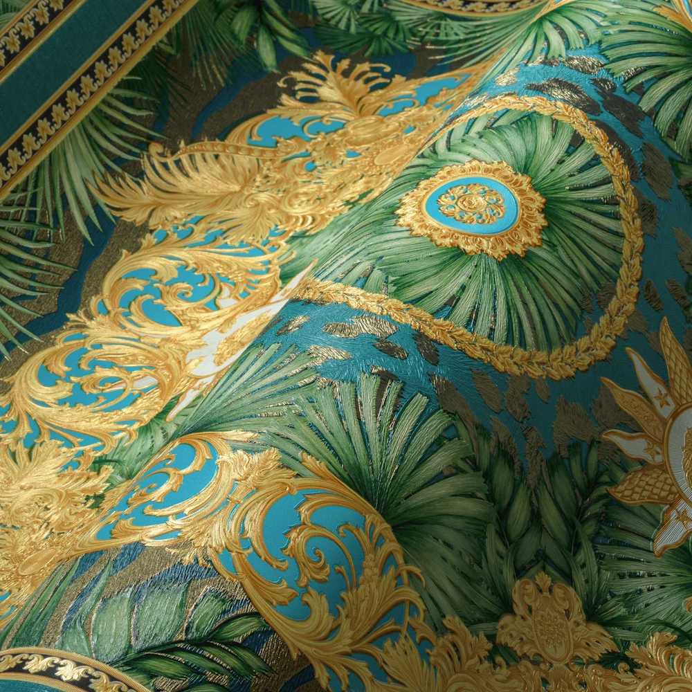Versace 5 -  Ornate Palm designer wallpaper AS Creation    