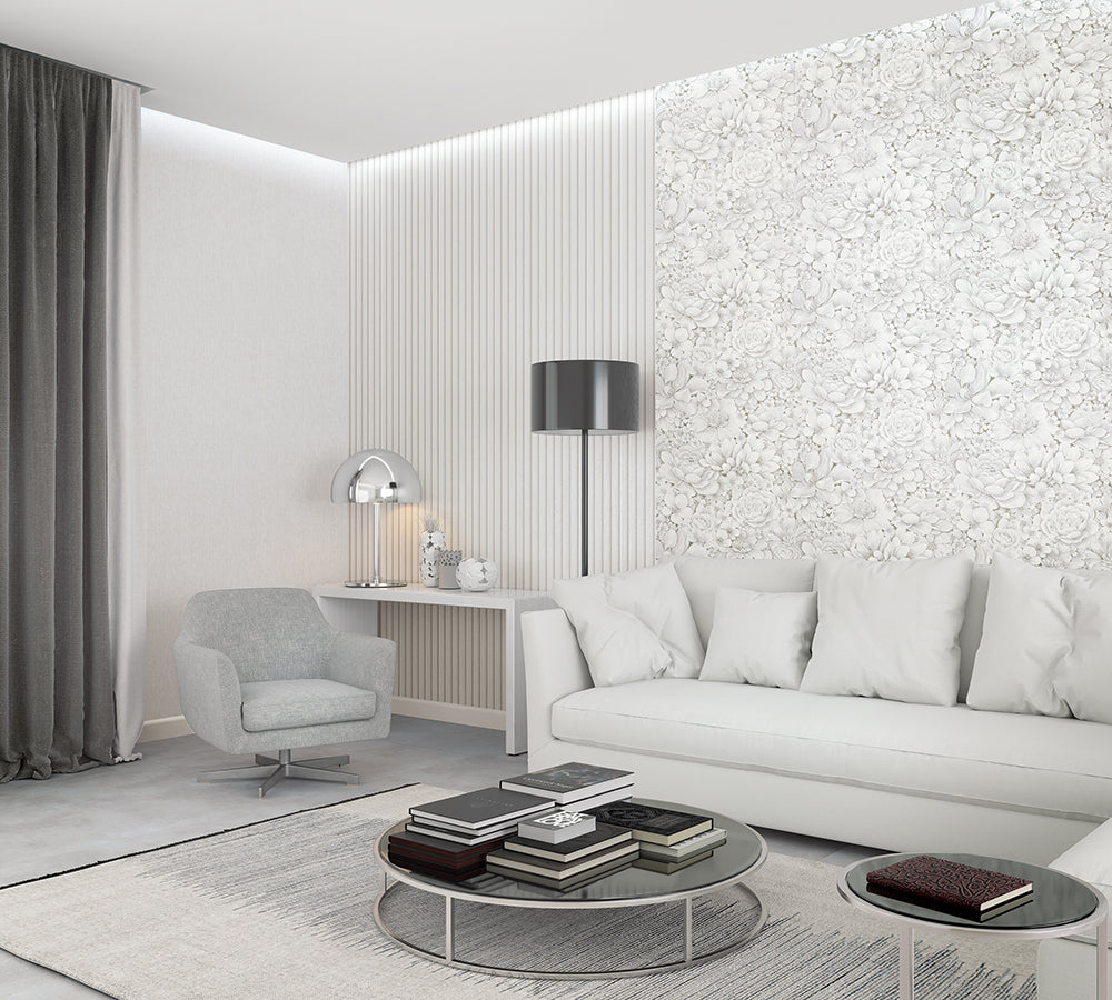 Botanica - Wood Stripe damask wallpaper Marburg    