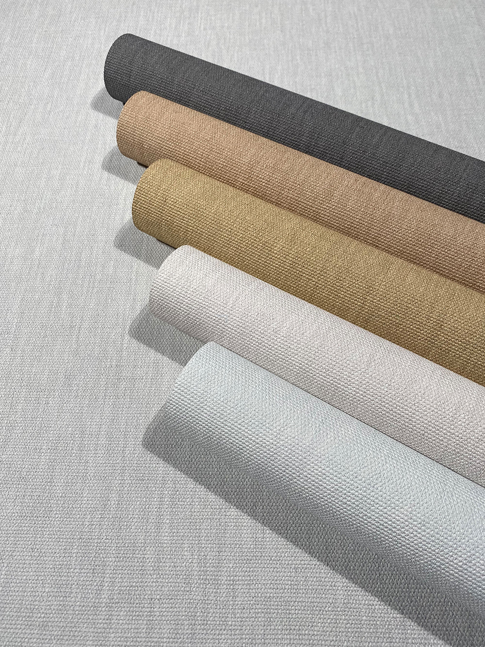 Botanica - Linen plain wallpaper Marburg    
