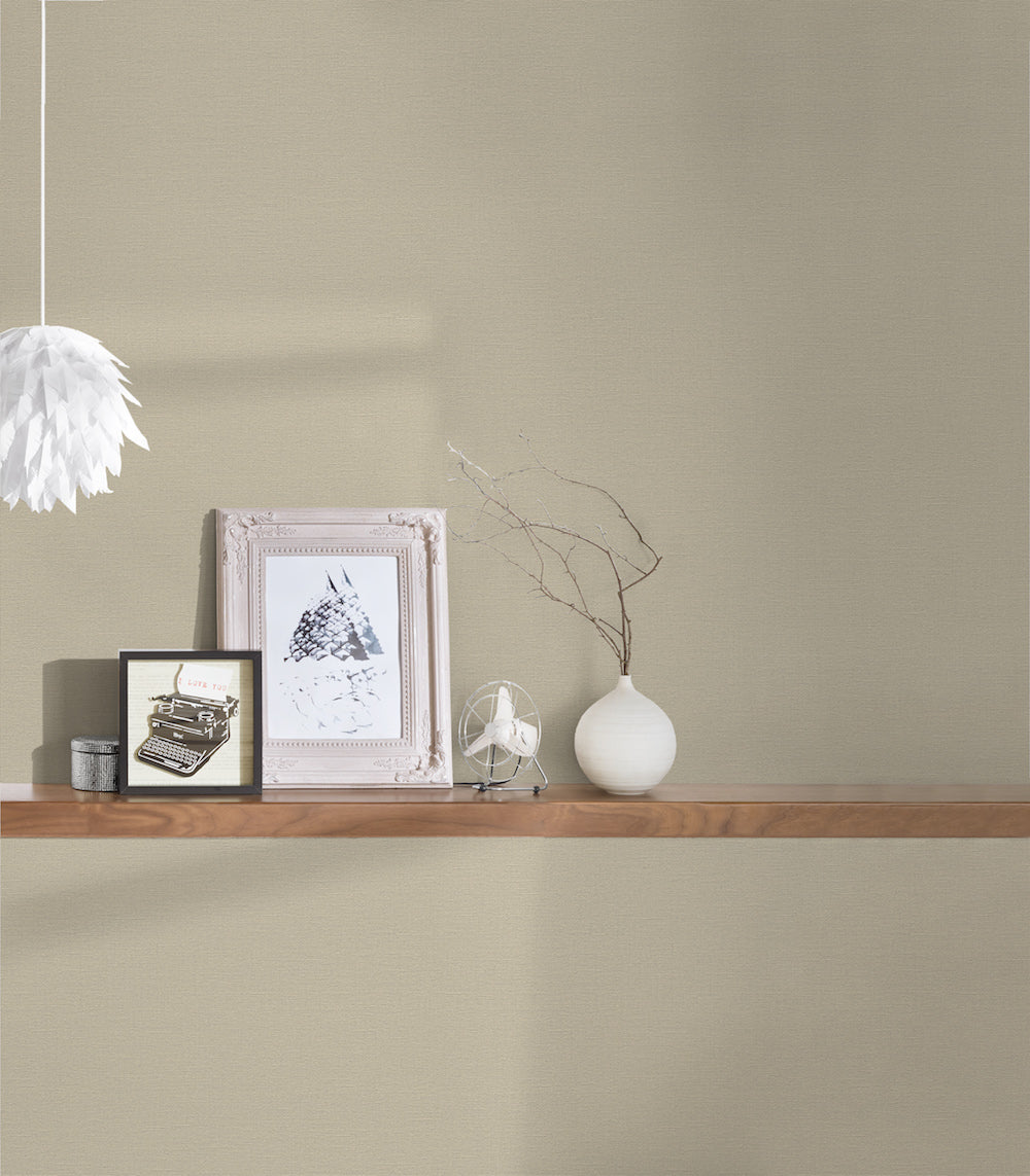 Desert Lodge -Looks like Linen plain wallpaper AS Creation    