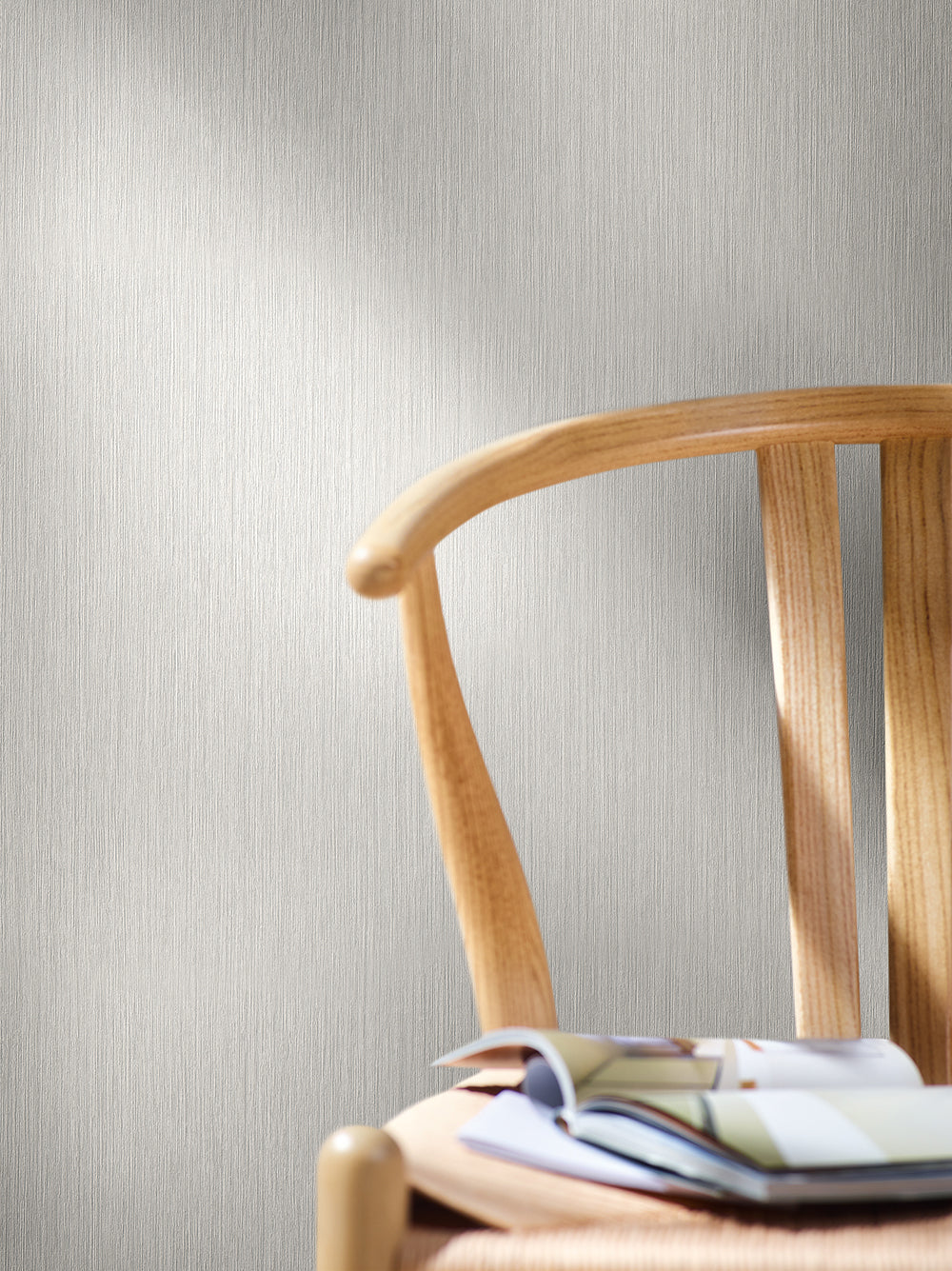 Papis Loveday - Textured Lineal Plain plain wallpaper Marburg    