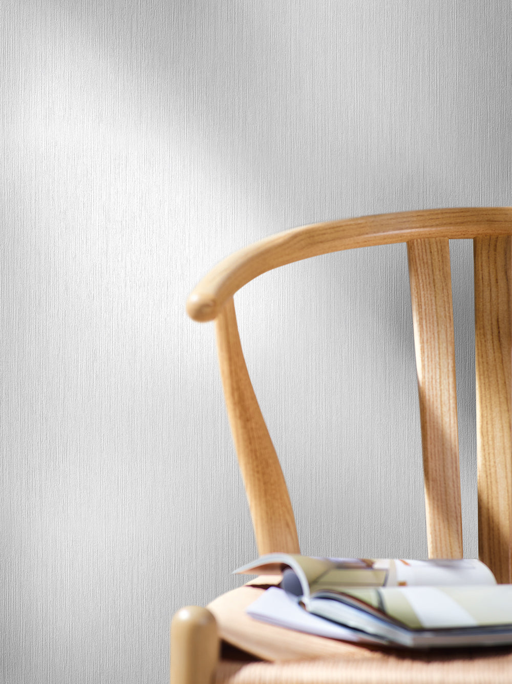 Papis Loveday - Textured Lineal Plain plain wallpaper Marburg    