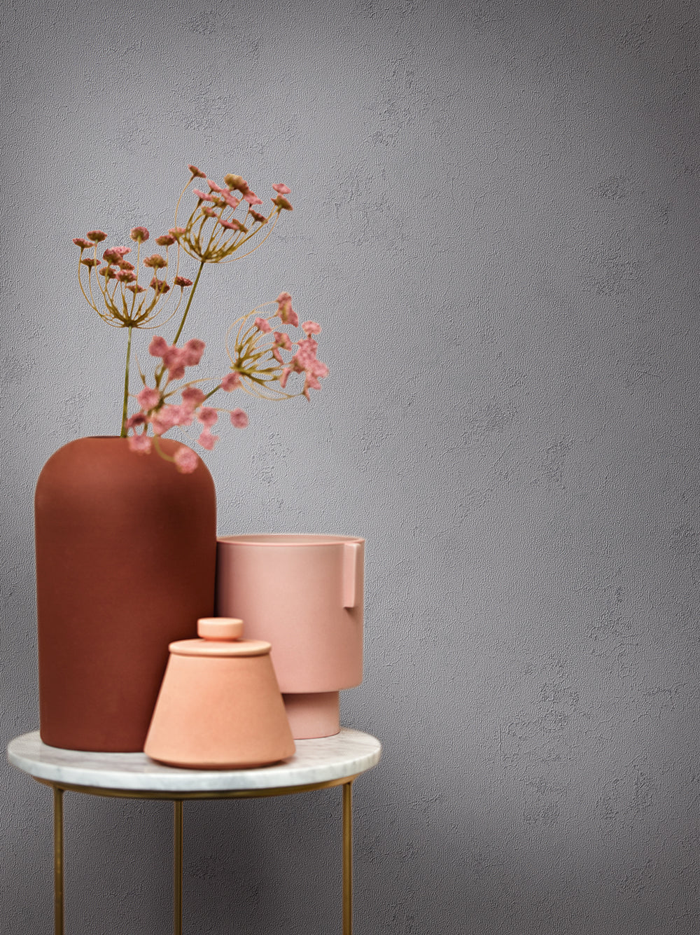 Papis Loveday - Concrete plain wallpaper Marburg    