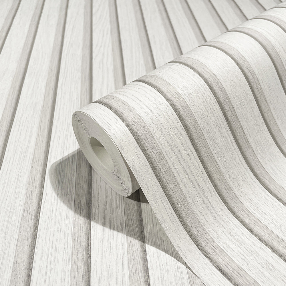 Botanica - Wood Stripe damask wallpaper Marburg    