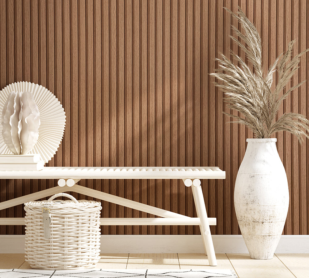 Botanica - Wood Stripe damask wallpaper Marburg    