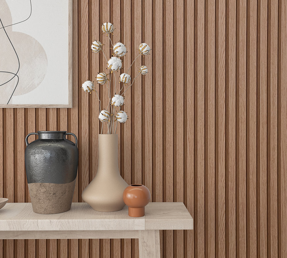 Botanica - Wood Stripe damask wallpaper Marburg    