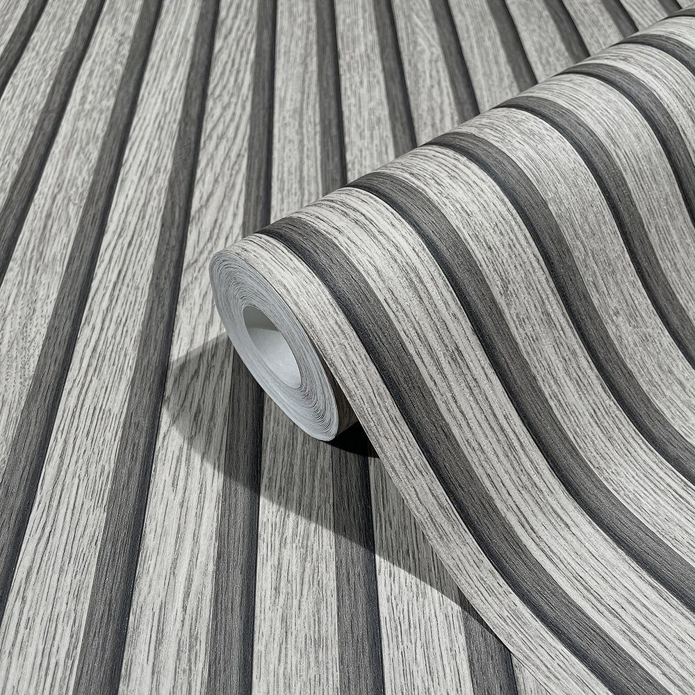 Botanica - Wood Stripe damask wallpaper Marburg    
