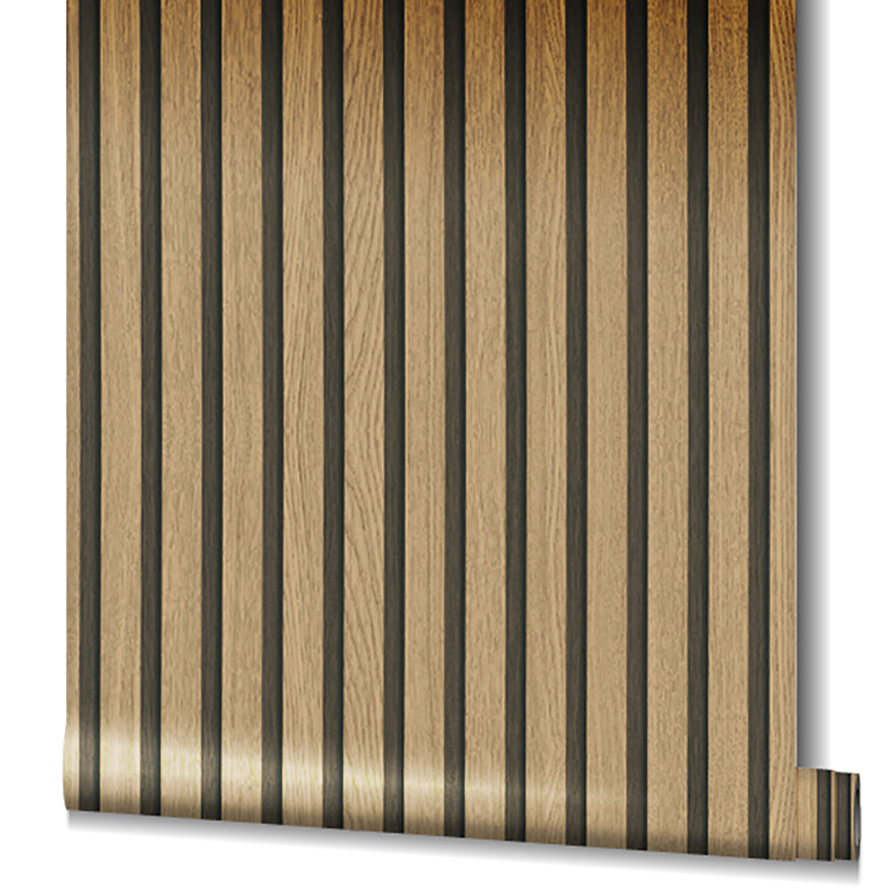 Botanica - Wood Stripe damask wallpaper Marburg    