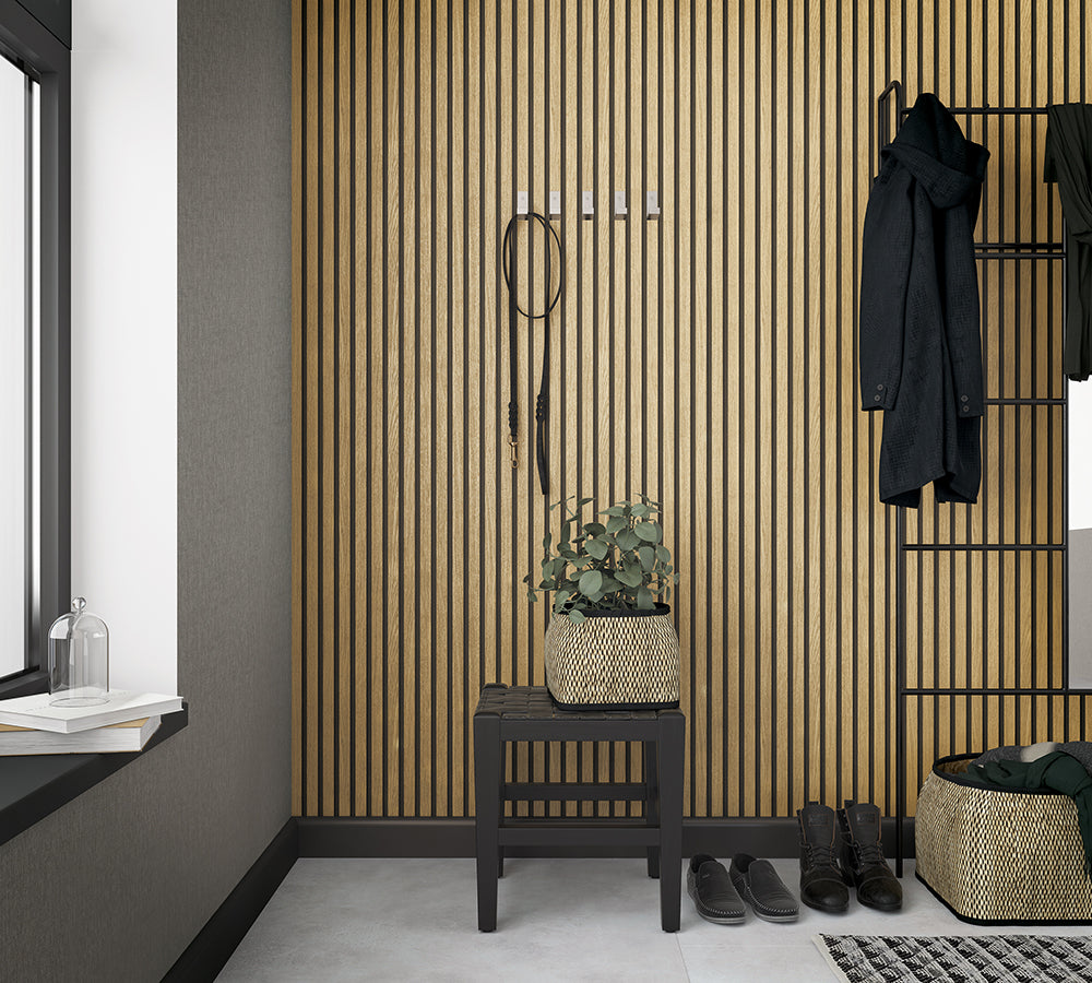 Botanica - Wood Stripe damask wallpaper Marburg    