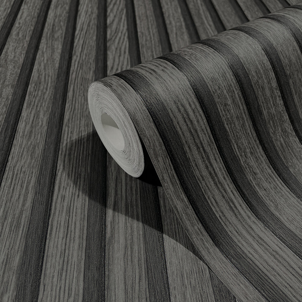 Botanica - Wood Stripe damask wallpaper Marburg    