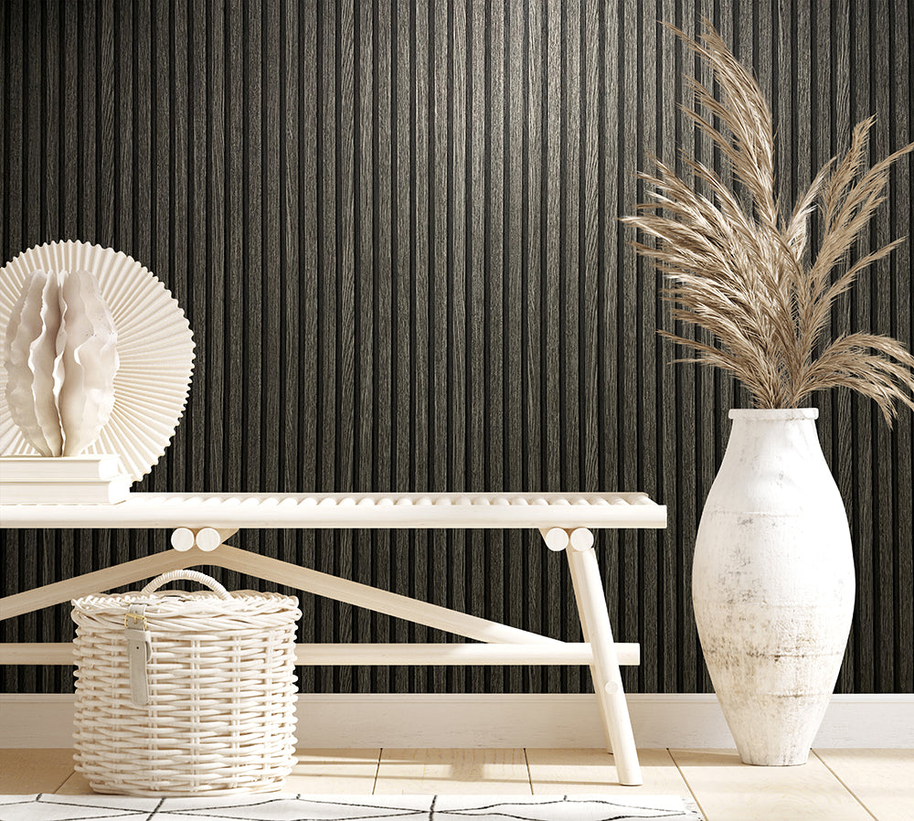 Botanica - Wood Stripe damask wallpaper Marburg    