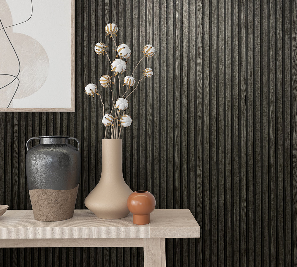 Botanica - Wood Stripe damask wallpaper Marburg    