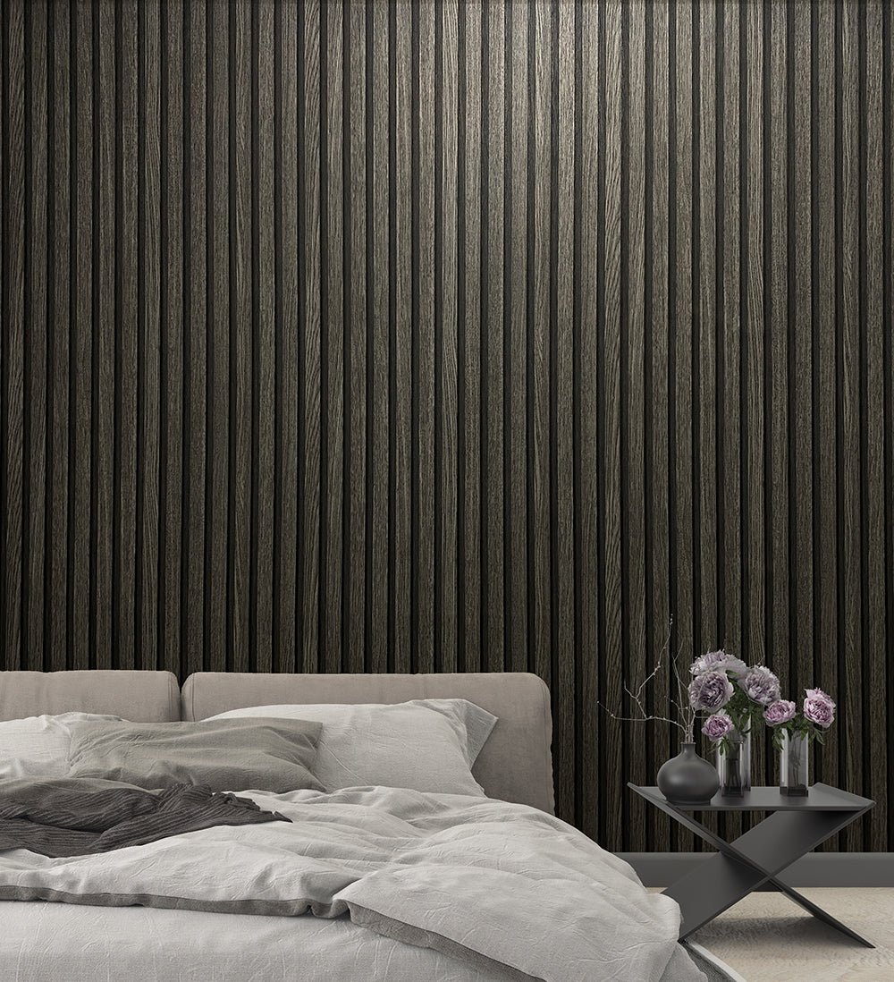Botanica - Wood Stripe damask wallpaper Marburg    
