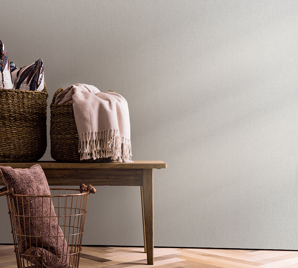 Botanica - Linen plain wallpaper Marburg    