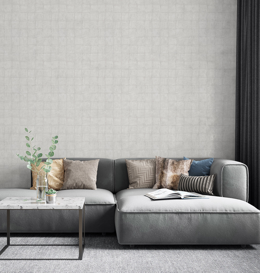 Botanica - Textured Tile industrial wallpaper Marburg    