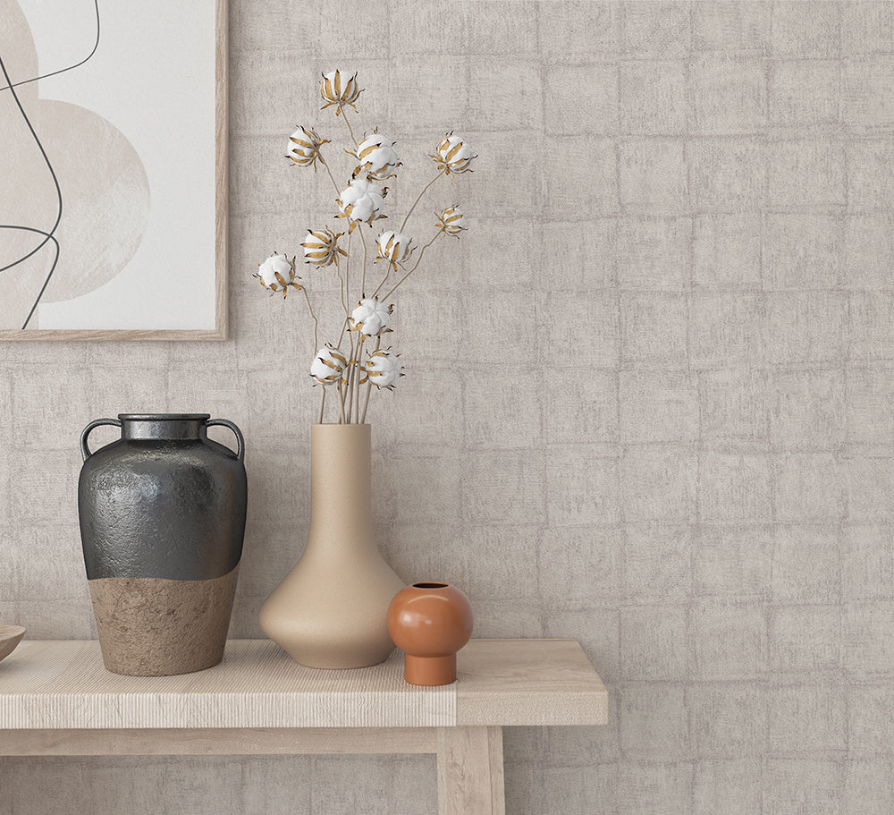 Botanica - Textured Tile industrial wallpaper Marburg    