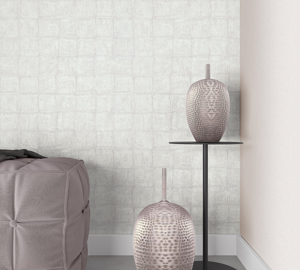 Botanica - Linen plain wallpaper Marburg    