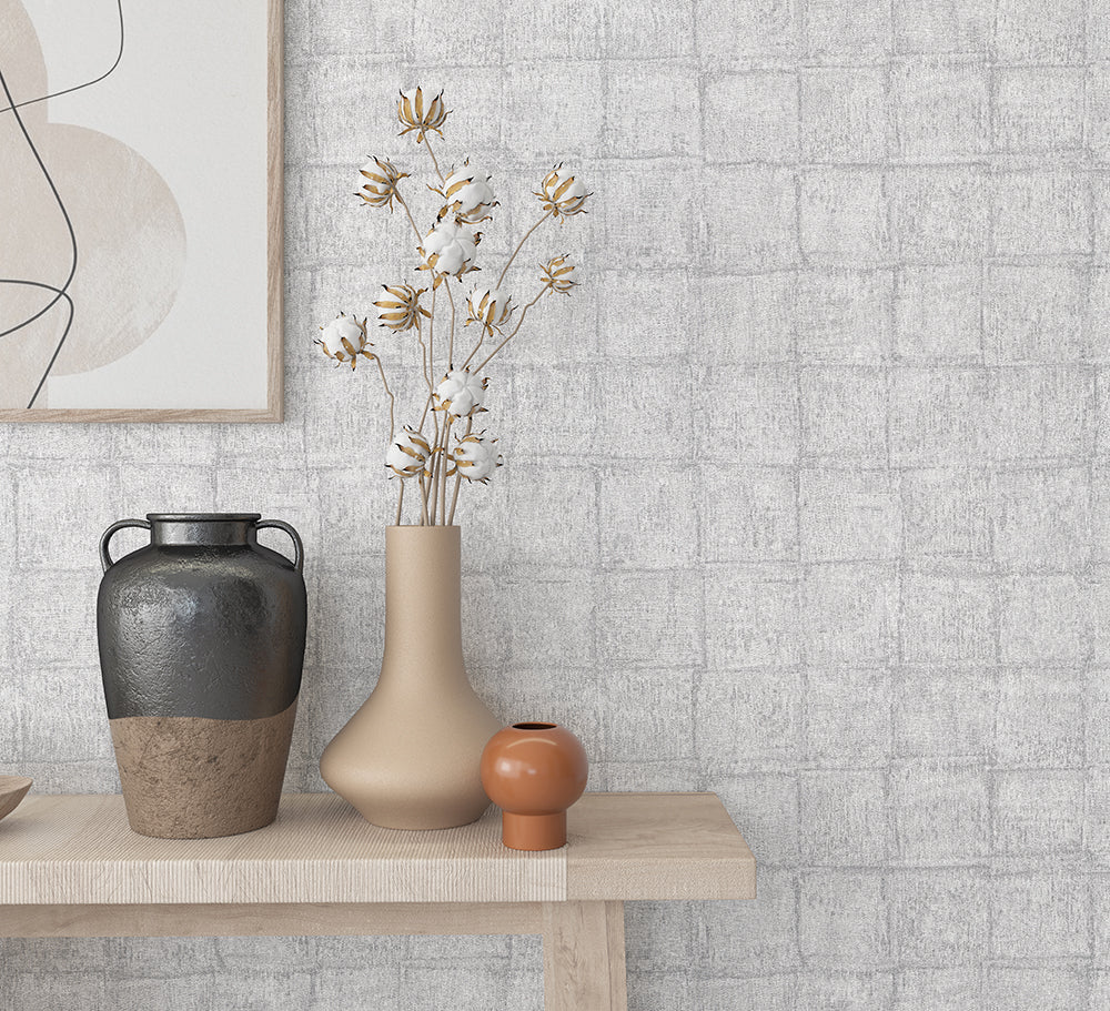 Botanica - Textured Tile industrial wallpaper Marburg    