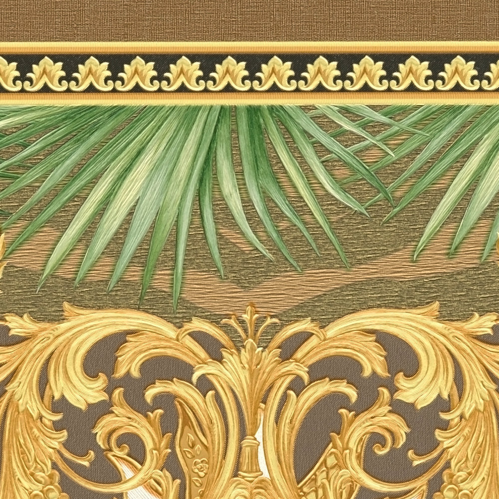 Versace 5 -  Ornate Palm designer wallpaper AS Creation    