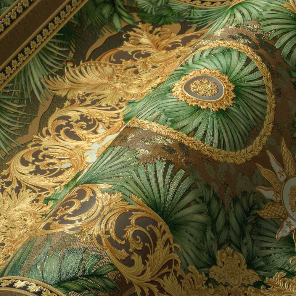 Versace 5 -  Ornate Palm designer wallpaper AS Creation    