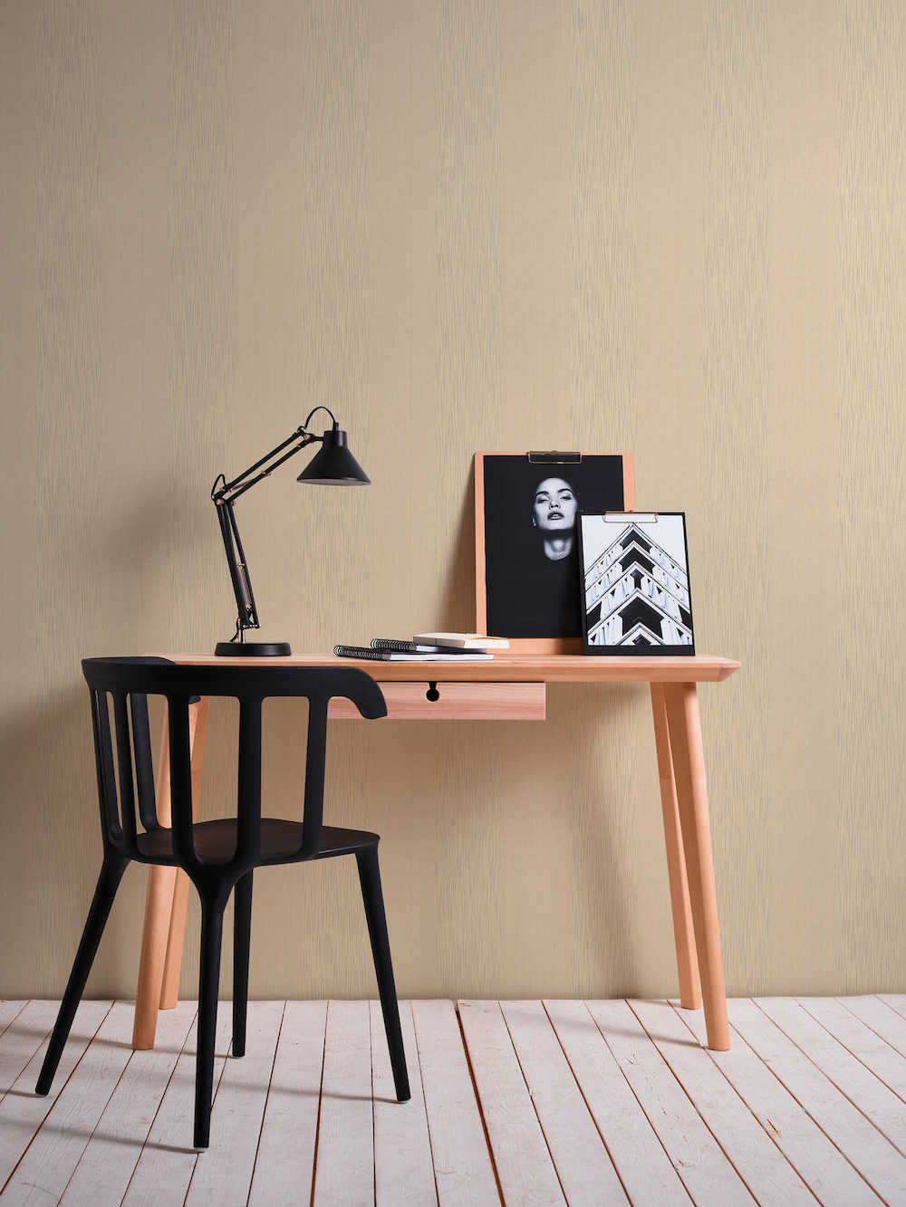 Tessuto - Textured Stripe textile wallpaper AS Creation    