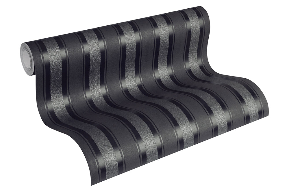 Bude 2.0 - Glitterati Stripe stripe wallpaper AS Creation    
