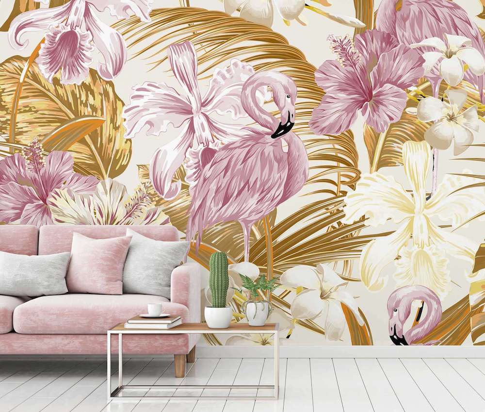 Design Walls - Flamingo Art digital print AS Creation    