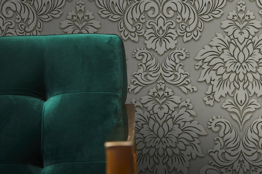 Metropolitan Stories - Touch Of Glitter damask wallpaper AS Creation    