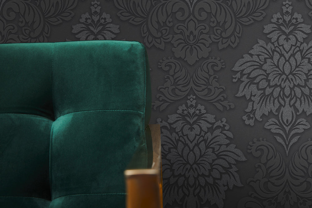 Metropolitan Stories - Touch Of Glitter damask wallpaper AS Creation    