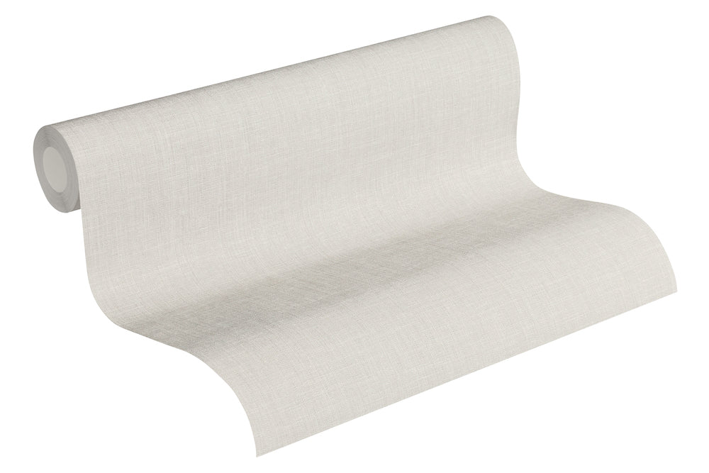 Metropolitan Stories - Linen Fresh plain wallpaper AS Creation    