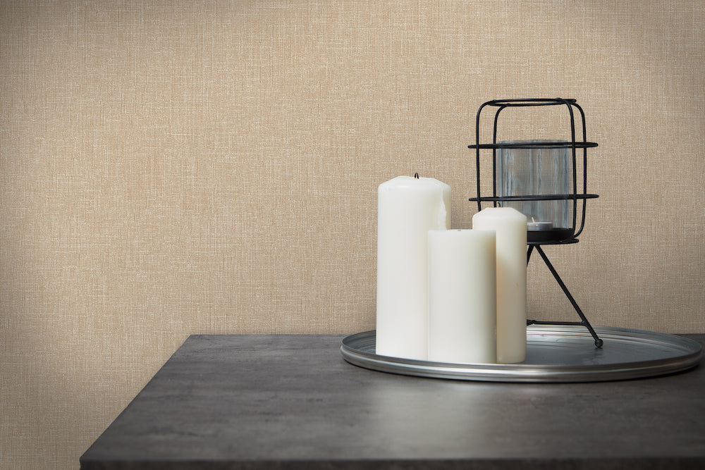 Metropolitan Stories - Linen Fresh plain wallpaper AS Creation    