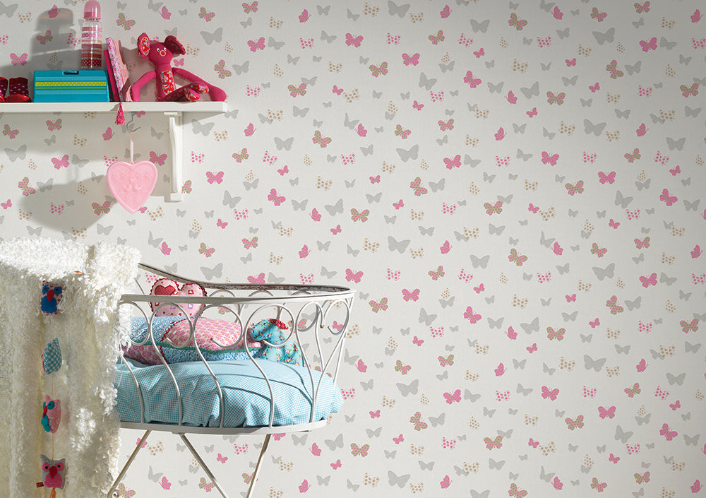 Attractive - Butterflies kids wallpaper AS Creation    