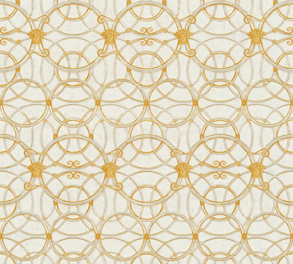 Versace 4 designer wallpaper AS Creation Roll Light Beige  370491