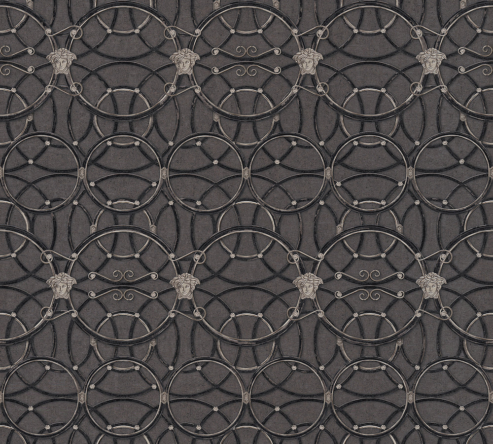 Versace 4 designer wallpaper AS Creation Roll Black  370494
