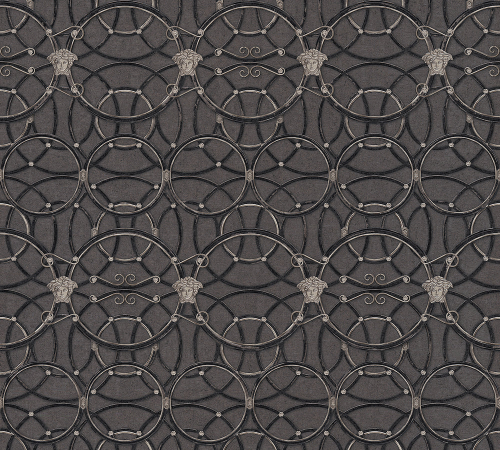 Versace 4 designer wallpaper AS Creation Roll Black  370494