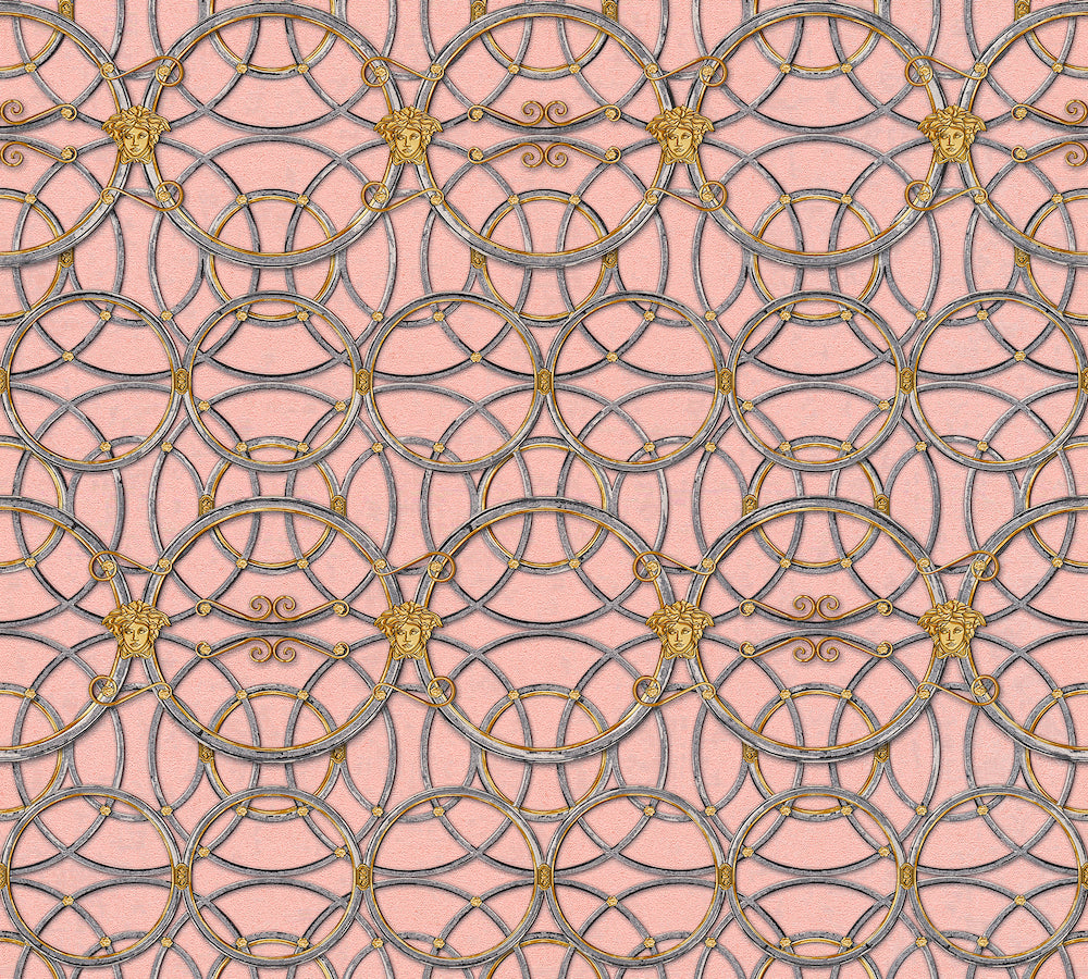 Versace 4 designer wallpaper AS Creation Roll Pink  370496