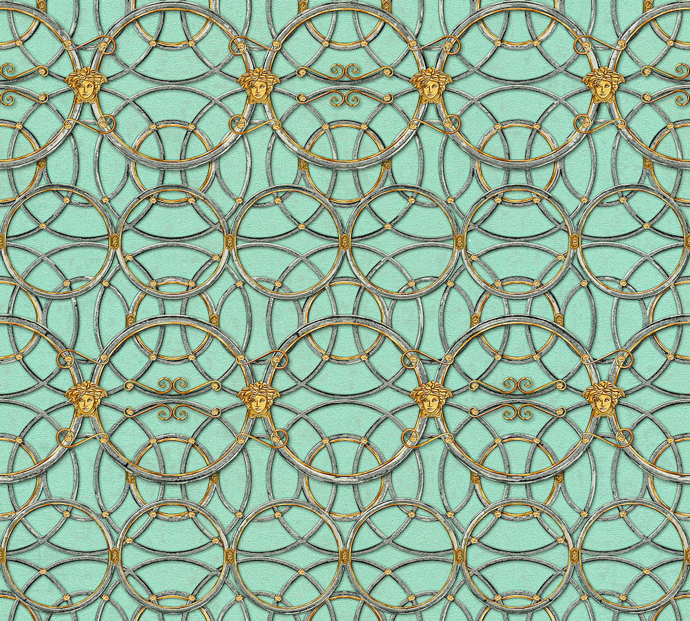 Versace 4 designer wallpaper AS Creation Roll Green  370497