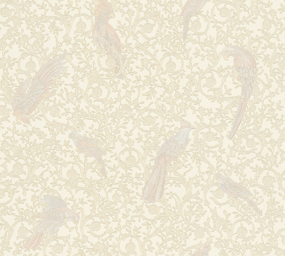 Versace 4 designer wallpaper AS Creation Roll Cream  370535