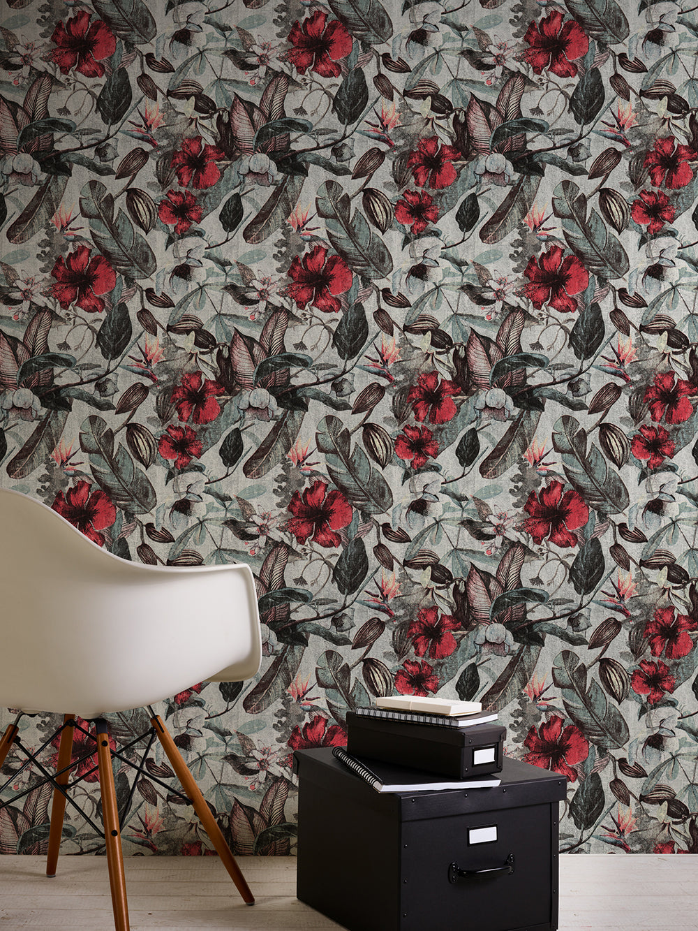 Greenery - Floral Frenzy botanical wallpaper AS Creation    