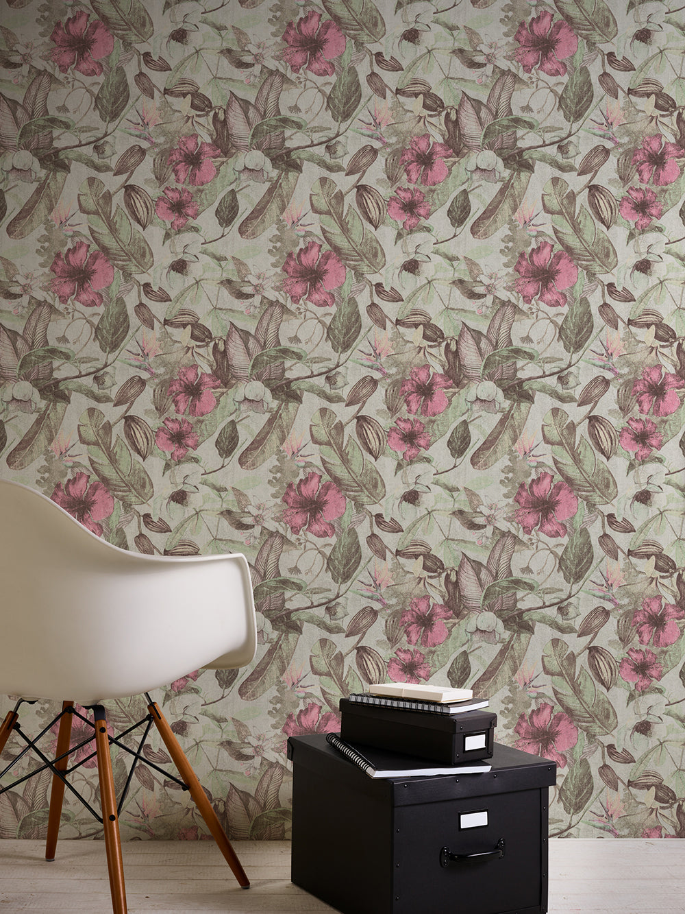 Greenery - Floral Frenzy botanical wallpaper AS Creation    
