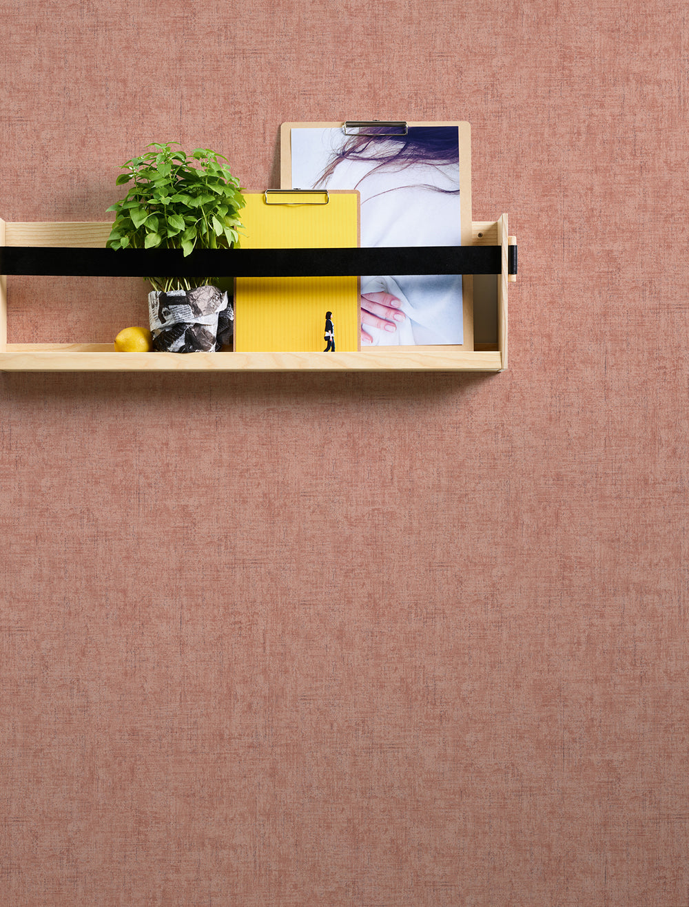 Greenery - Lovely Linen Look plain wallpaper AS Creation    