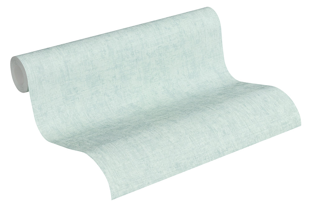 Greenery - Lovely Linen Look plain wallpaper AS Creation    